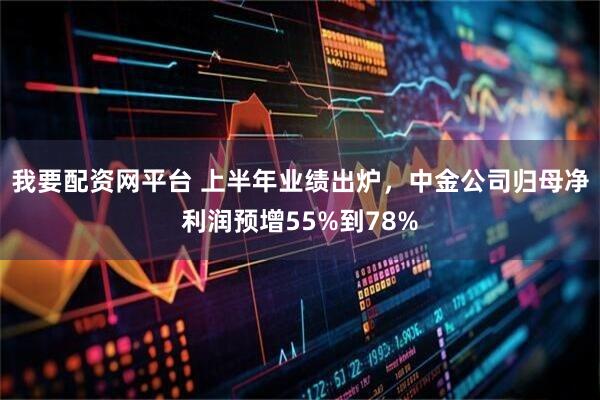 我要配资网平台 上半年业绩出炉，中金公司归母净利润预增55%到78%